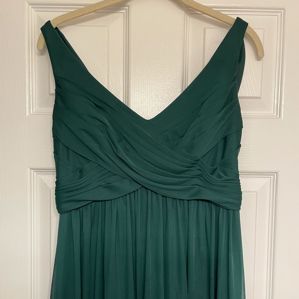 David’s Bridal Cowl Neck Gown